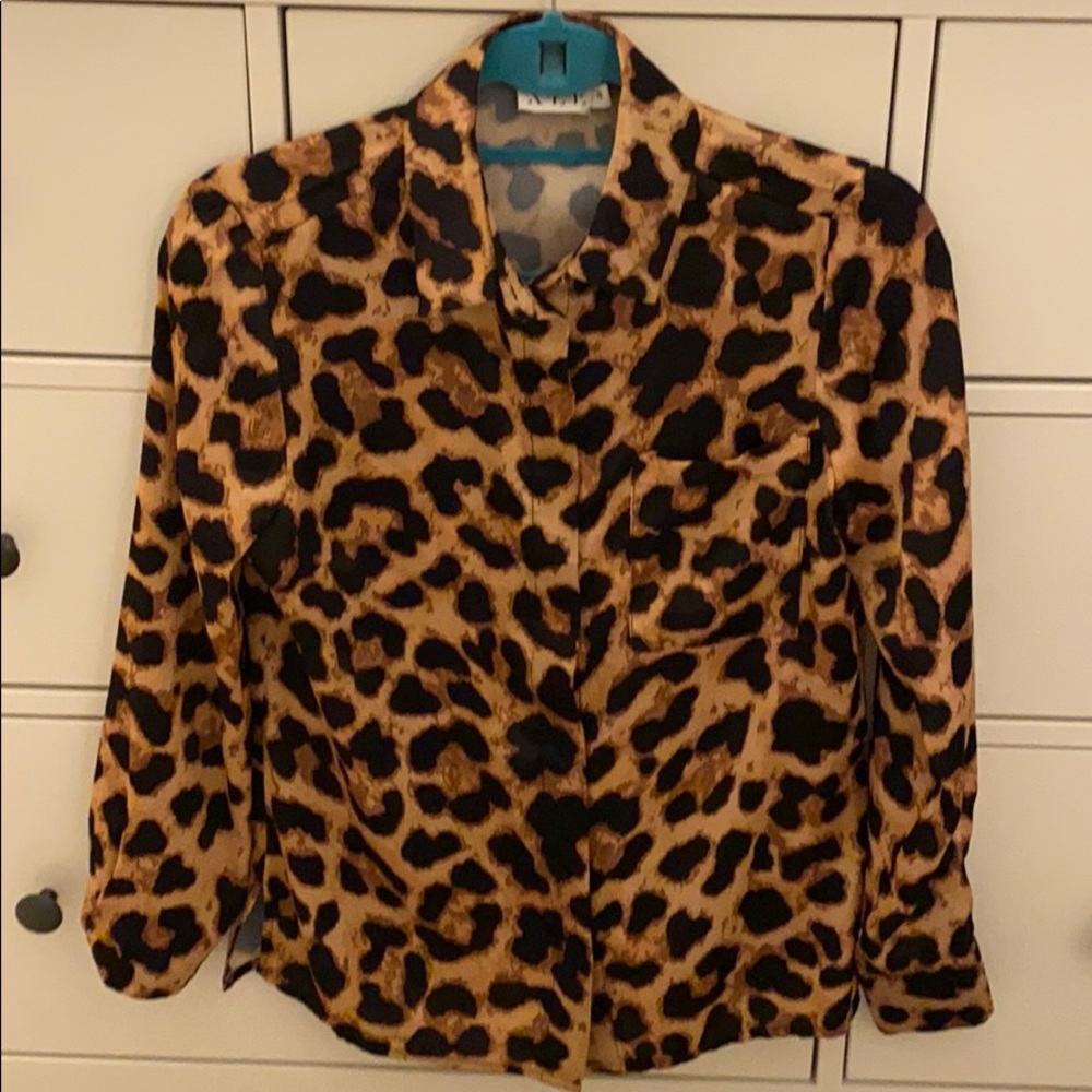 leopard print blouse - Picture 2 of 3